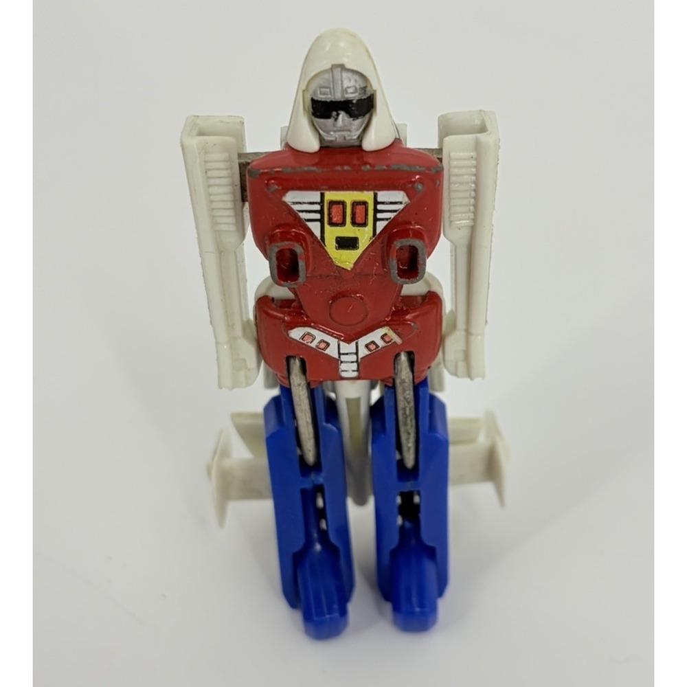 Vintage 1984 GoBots Water Walk Bandai White and Blue Hydroplane MR-31
